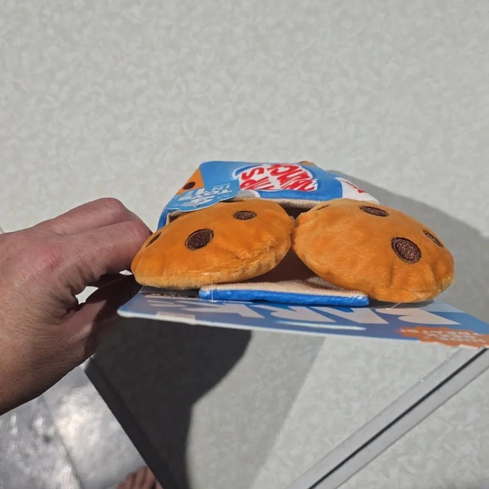 Bark Chomps A Bunch Blue and Orange Dog Toy NWT Size XS-S 0-20 Pounds‎